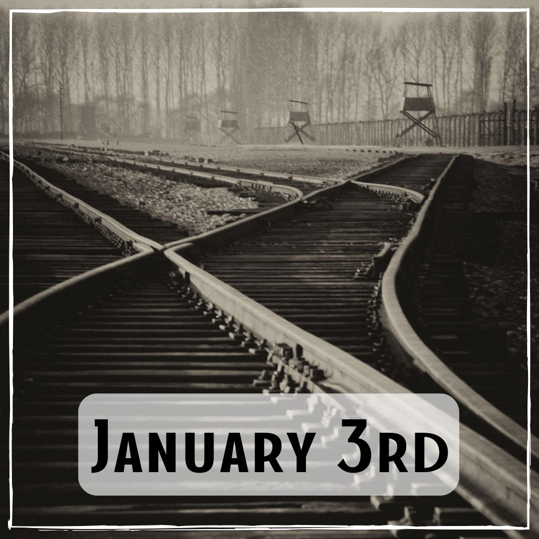 January 3rd - a junction of railroad tracks