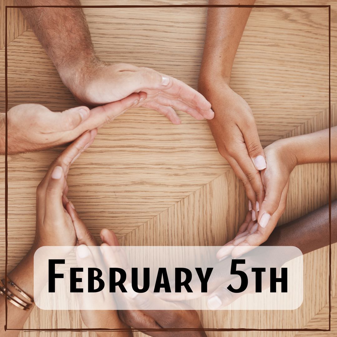 February 5th - hands making a circle
