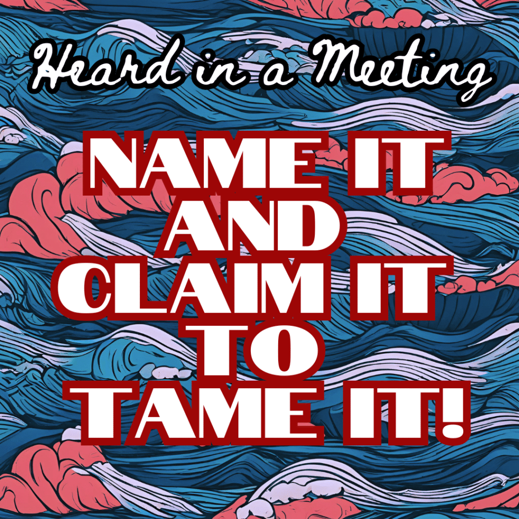 Heard in a Meeting
