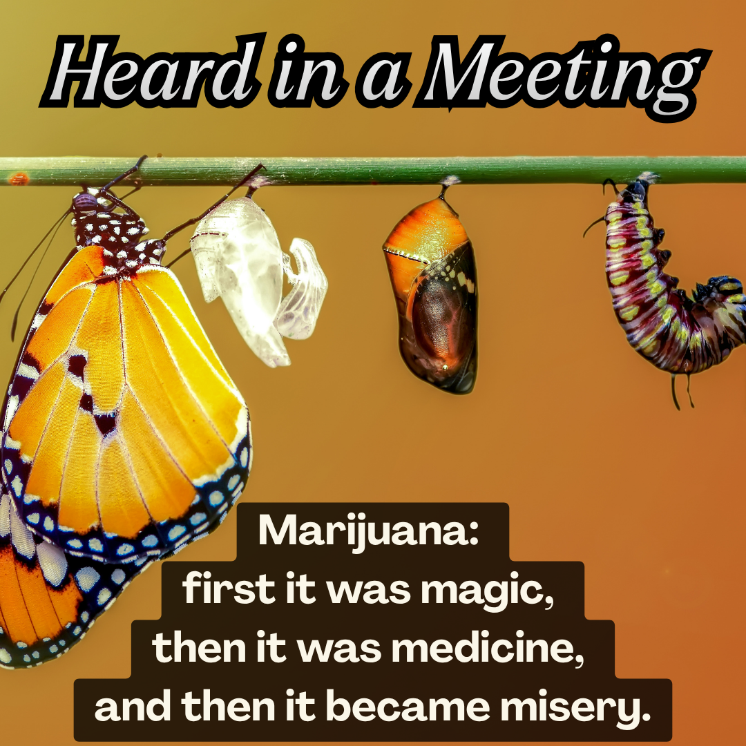 Heard in a meeting: "First it was magic, then it was misery"